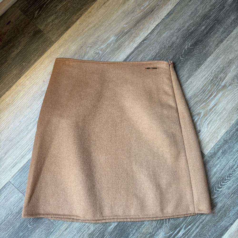ELIE TAHARI WOMENS WOOL MINI SKIRT